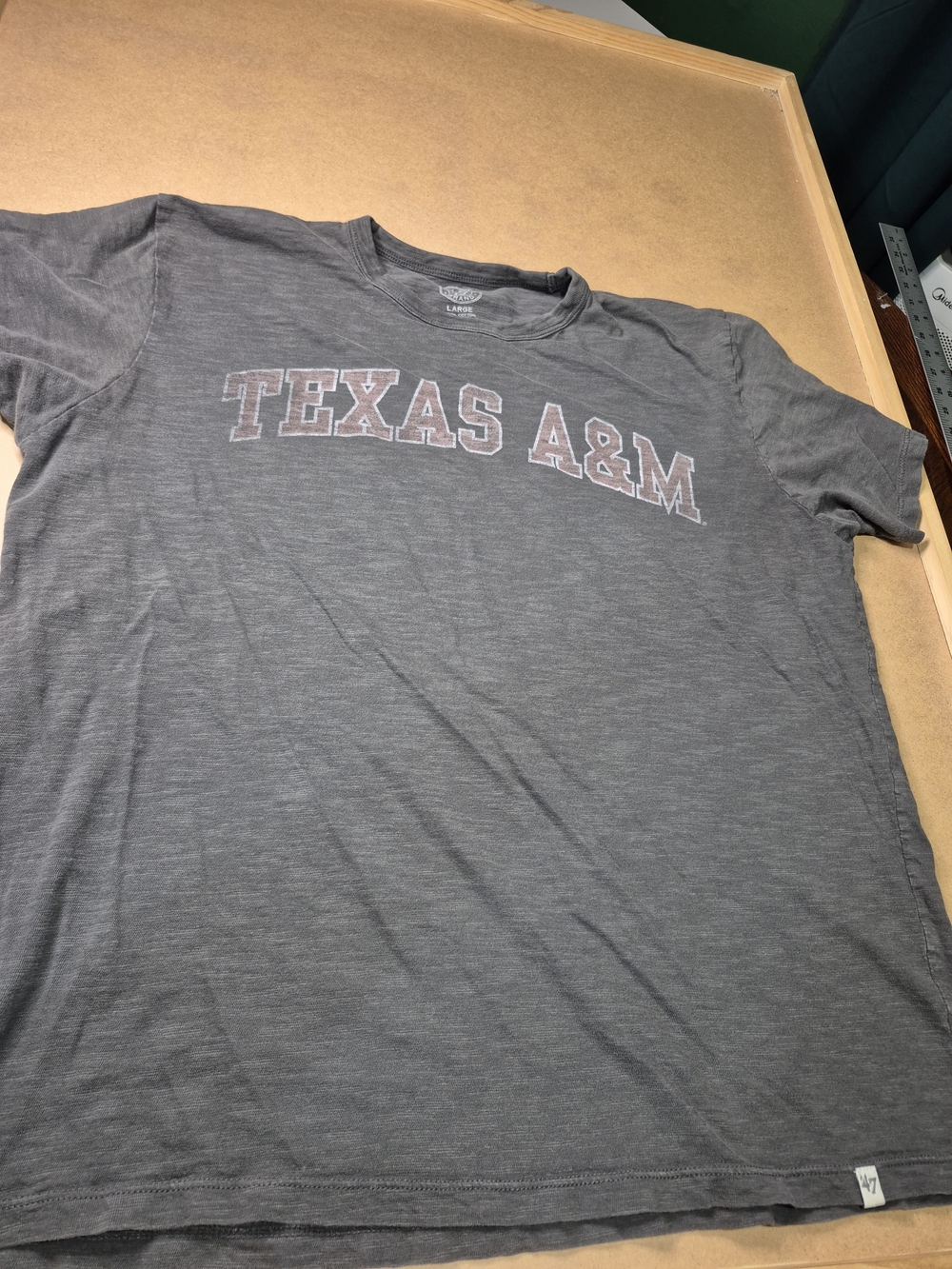 Texas A&M Short Sleeve Crew Neck T-Shirt - Gray 4139/5